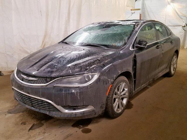 1C3CCCAB7FN711300 - 2015 CHRYSLER 200 LIMITE BLACK photo 2