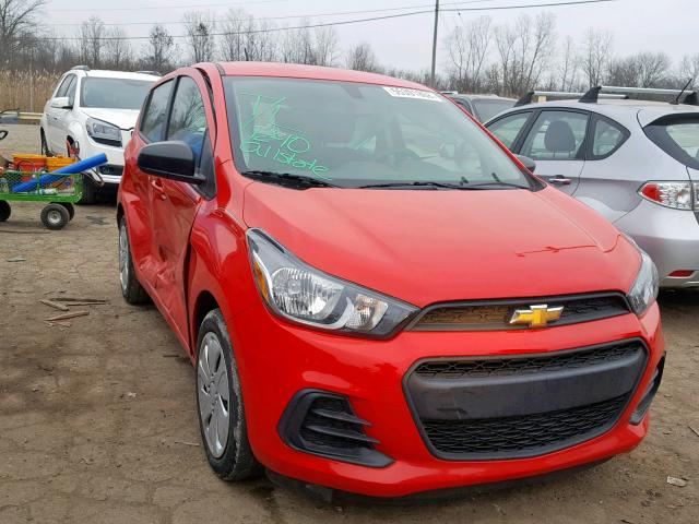 KL8CB6SA2GC590834 - 2016 CHEVROLET SPARK LS RED photo 1