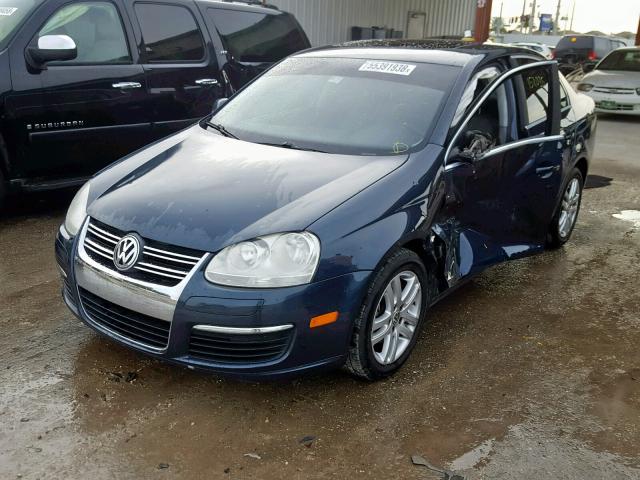 3VWSF71K37M035393 - 2007 VOLKSWAGEN JETTA 2.5 BLUE photo 2