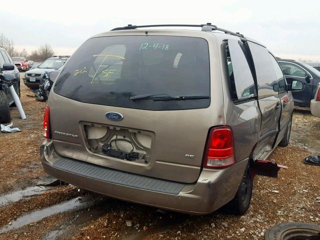 2FMZA51605BA07049 - 2005 FORD FREESTAR S TAN photo 4