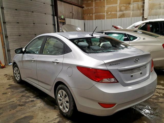 KMHCT4AE9HU293015 - 2017 HYUNDAI ACCENT SE GRAY photo 3