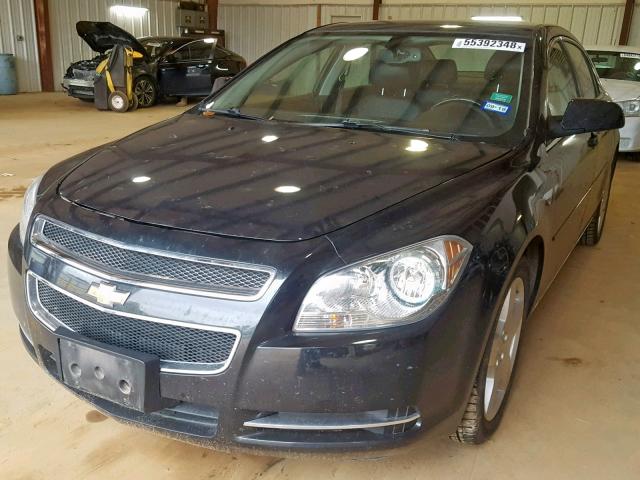 1G1ZD5E73AF116346 - 2010 CHEVROLET MALIBU 2LT BLACK photo 2