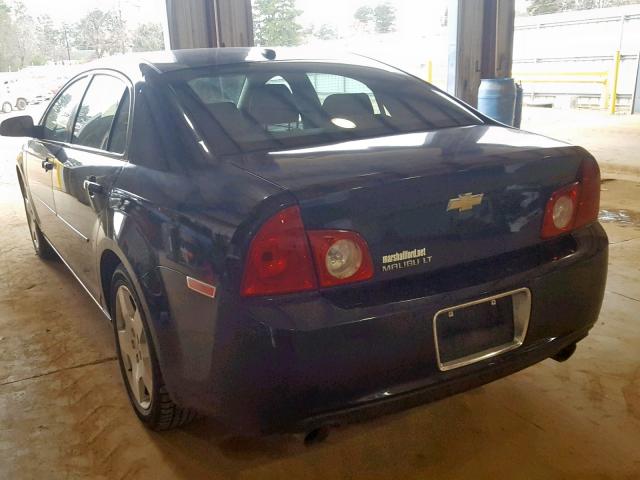 1G1ZD5E73AF116346 - 2010 CHEVROLET MALIBU 2LT BLACK photo 3