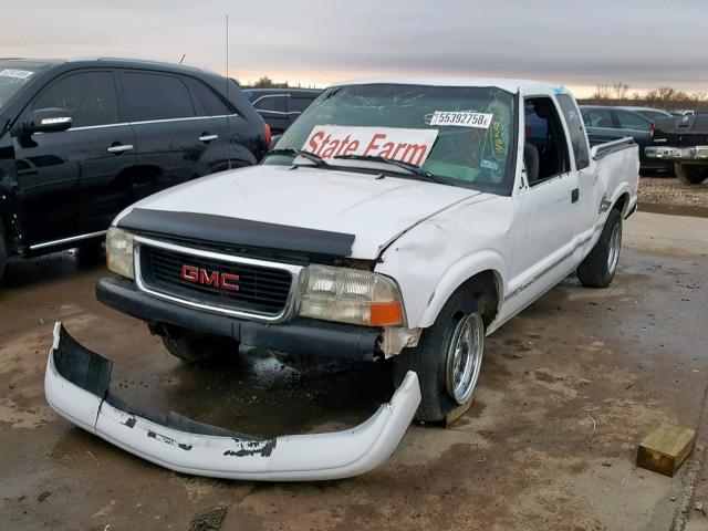 1GTCS19X1W8505956 - 1998 GMC SONOMA WHITE photo 2