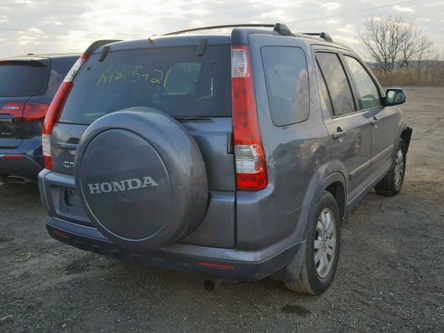 SHSRD78946U404879 - 2006 HONDA CR-V SE BLUE photo 4