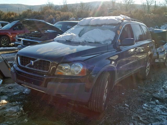 YV1CZ91H741034393 - 2004 VOLVO XC90 T6 BLACK photo 2