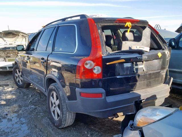 YV1CZ91H741034393 - 2004 VOLVO XC90 T6 BLACK photo 3