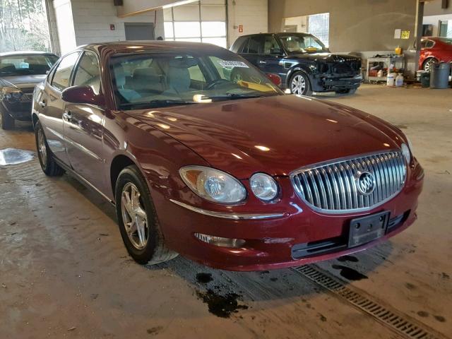 2G4WC582X81165554 - 2008 BUICK LACROSSE C BURGUNDY photo 1