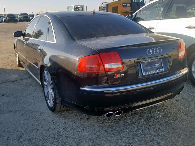 WAUPN44E97N012168 - 2007 AUDI S8 QUATTRO BLACK photo 3