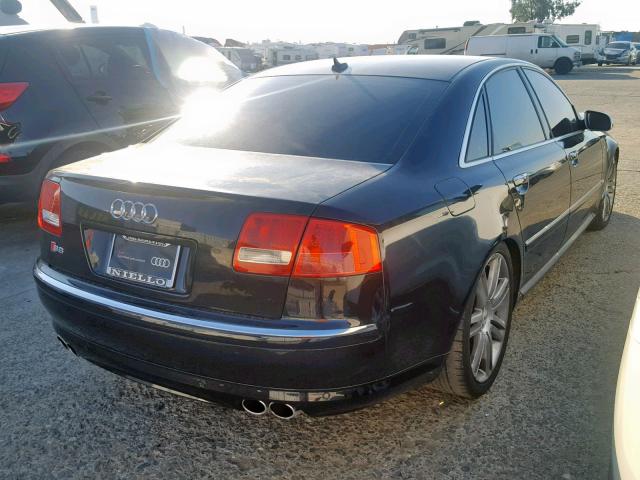 WAUPN44E97N012168 - 2007 AUDI S8 QUATTRO BLACK photo 4