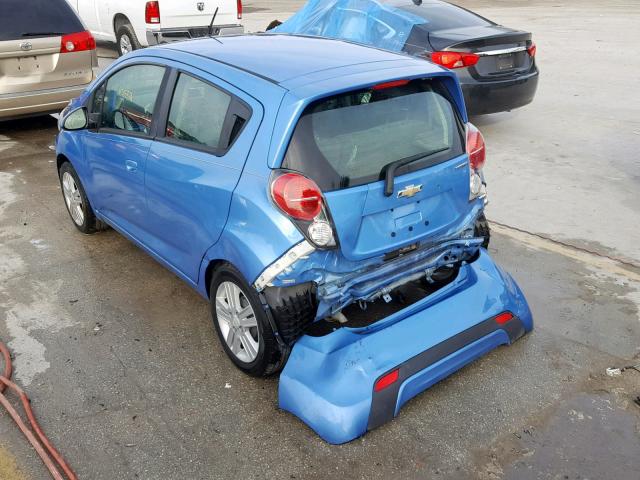 KL8CB6S96DC586898 - 2013 CHEVROLET SPARK LS BLUE photo 3