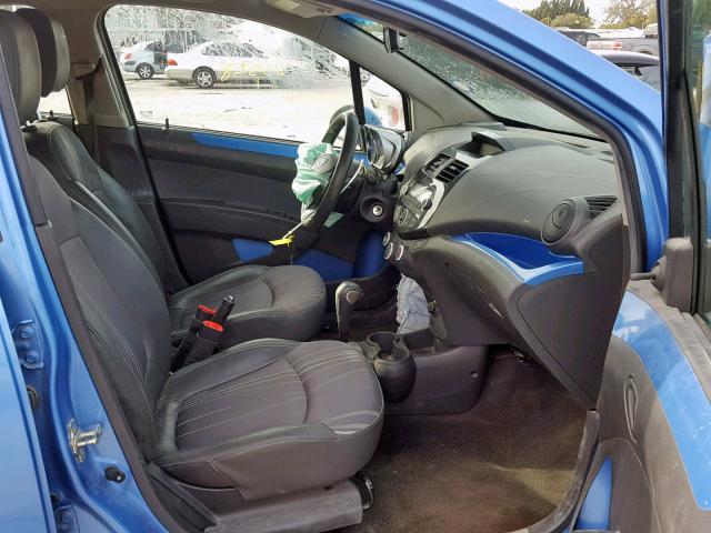 KL8CB6S96DC586898 - 2013 CHEVROLET SPARK LS BLUE photo 5