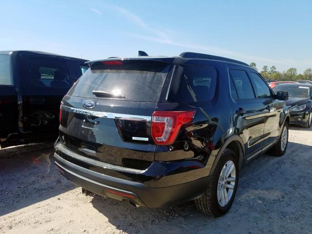 1FM5K7BH1HGC58232 - 2017 FORD EXPLORER BLACK photo 4