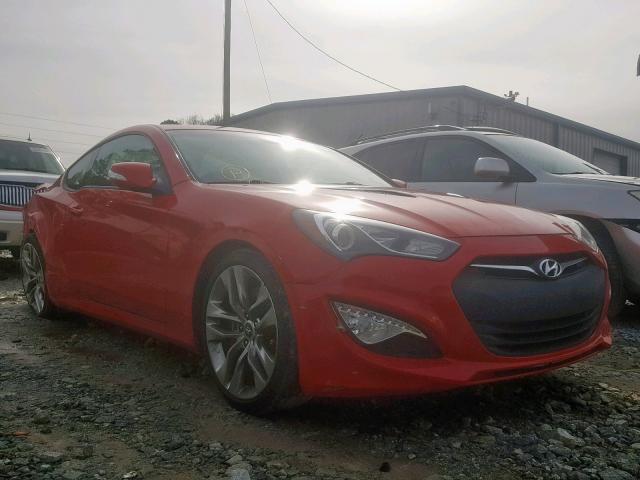 KMHHU6KJXEU115104 - 2014 HYUNDAI GENESIS CO RED photo 1