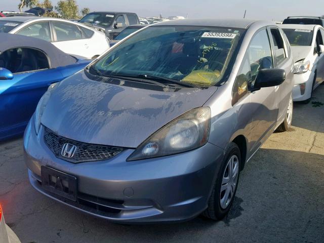 JHMGE87229S054583 - 2009 HONDA FIT SILVER photo 2