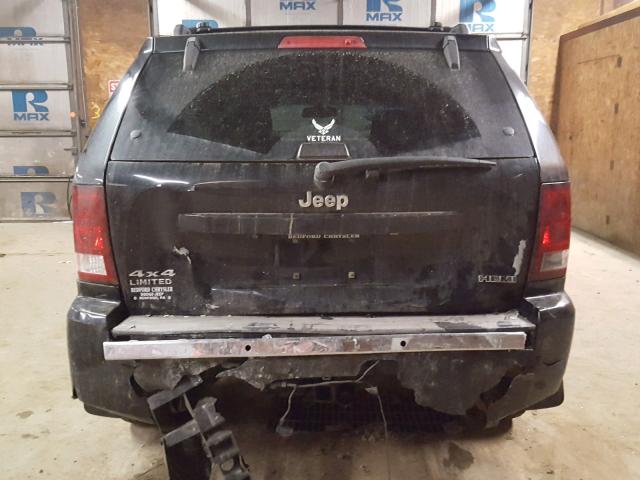 1J8HR58298C186068 - 2008 JEEP GRAND CHER BLACK photo 9