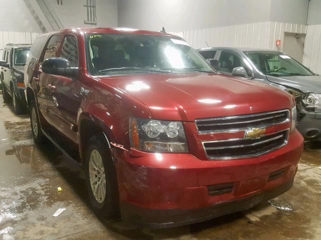 1GNFK13579R175198 - 2009 CHEVROLET TAHOE HYBR RED photo 1