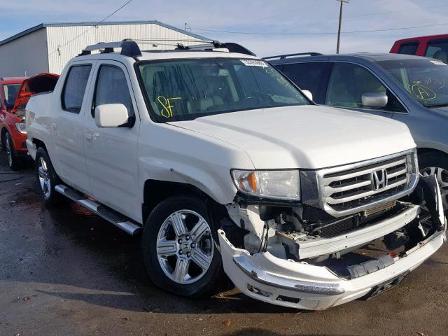 5FPYK1F51DB011447 - 2013 HONDA RIDGELINE WHITE photo 1