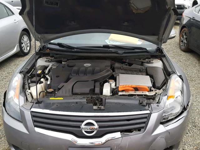 1N4CL21E98C117800 - 2008 NISSAN ALTIMA HYB GRAY photo 7