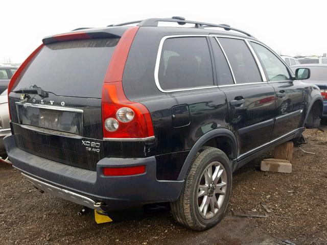 YV1CZ91H331004435 - 2003 VOLVO XC90 T6 BLACK photo 4