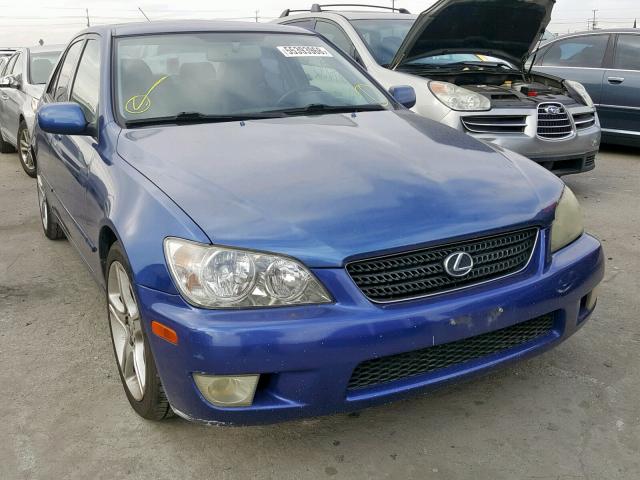 JTHBD192820047947 - 2002 LEXUS IS 300 BLUE photo 1