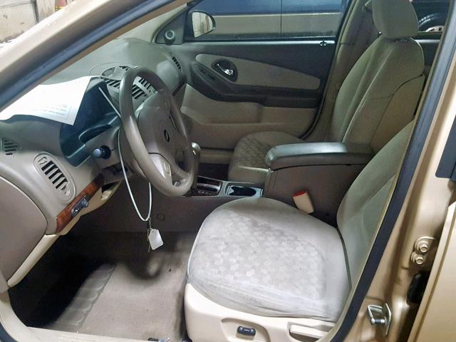 1G1ZT54865F288860 - 2005 CHEVROLET MALIBU LS Ոսկեգույն լուսանկար 5