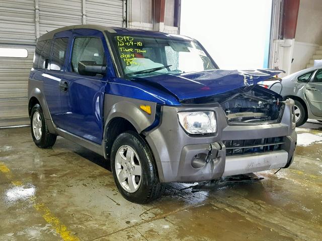 5J6YH18584L000764 - 2004 HONDA ELEMENT EX BLUE photo 1