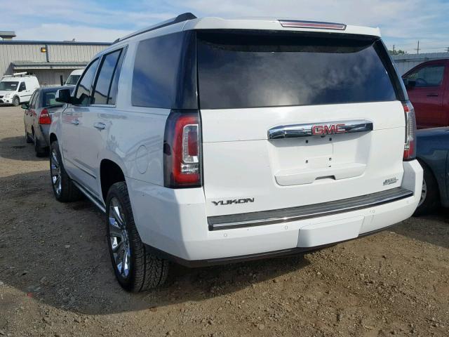 1GKS1CKJ7FR299444 - 2015 GMC YUKON DENA WHITE photo 3