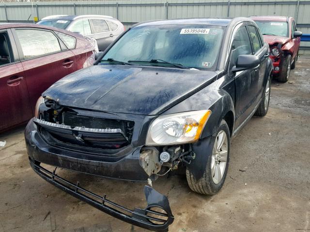 1B3CB4HA2AD635440 - 2010 DODGE CALIBER SX BLACK photo 2