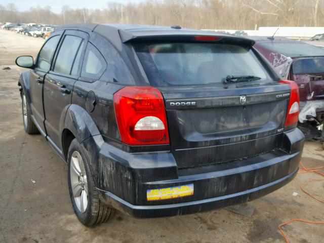 1B3CB4HA2AD635440 - 2010 DODGE CALIBER SX BLACK photo 3