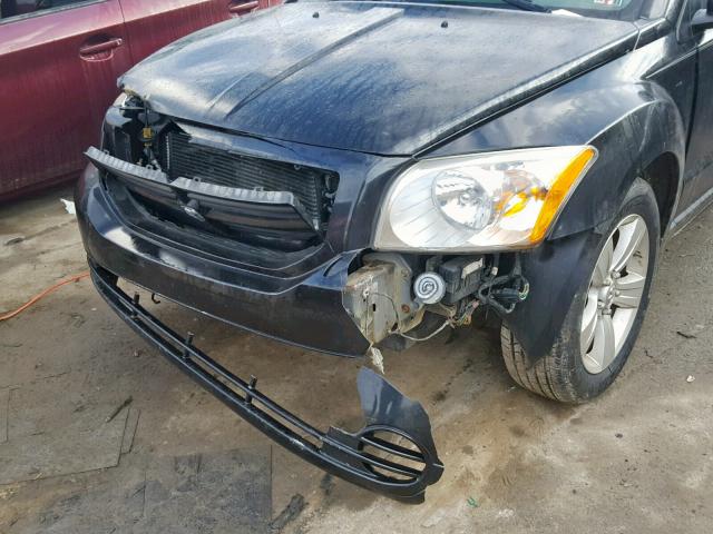 1B3CB4HA2AD635440 - 2010 DODGE CALIBER SX BLACK photo 9