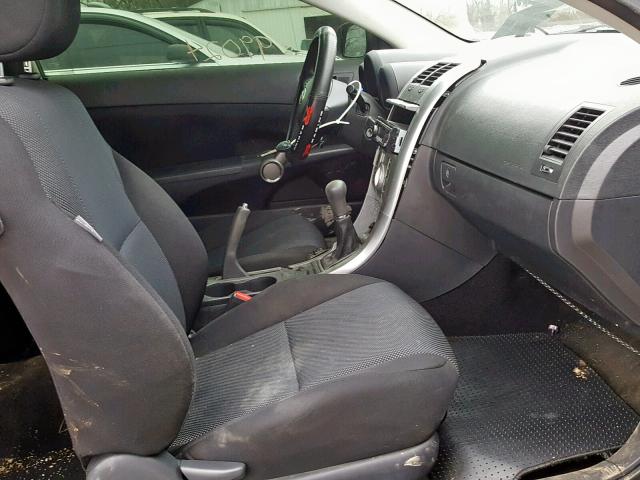 JTKDE167680223032 - 2008 TOYOTA SCION TC გრაფიტი ფოტო 5