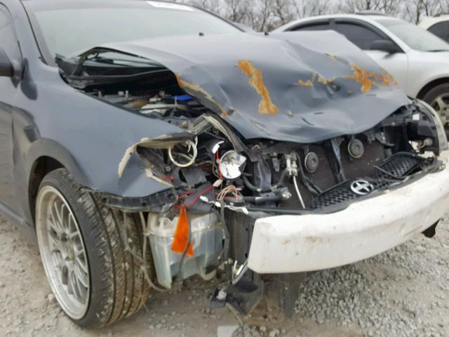 JTKDE167680223032 - 2008 TOYOTA SCION TC გრაფიტი ფოტო 9