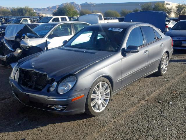 WDBUF56X57B029380 - 2007 MERCEDES-BENZ E 350 GRAY photo 2