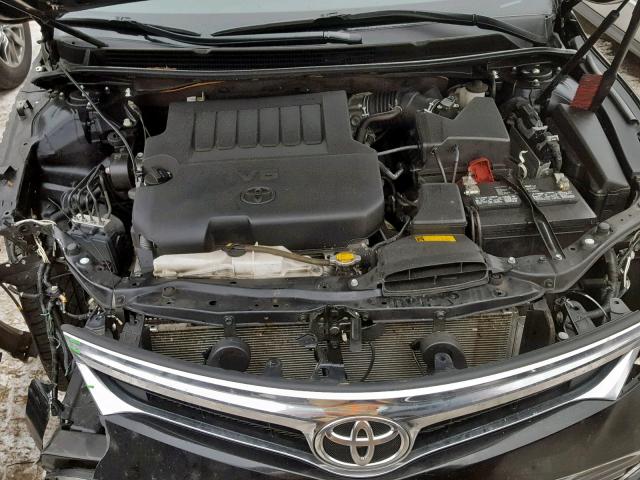 4T1BK1EB7DU051119 - 2013 TOYOTA AVALON BAS BLACK photo 7