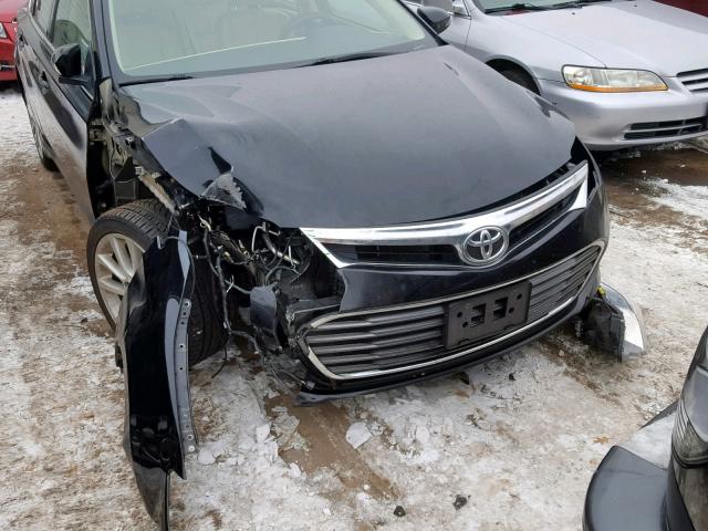 4T1BK1EB7DU051119 - 2013 TOYOTA AVALON BAS BLACK photo 9