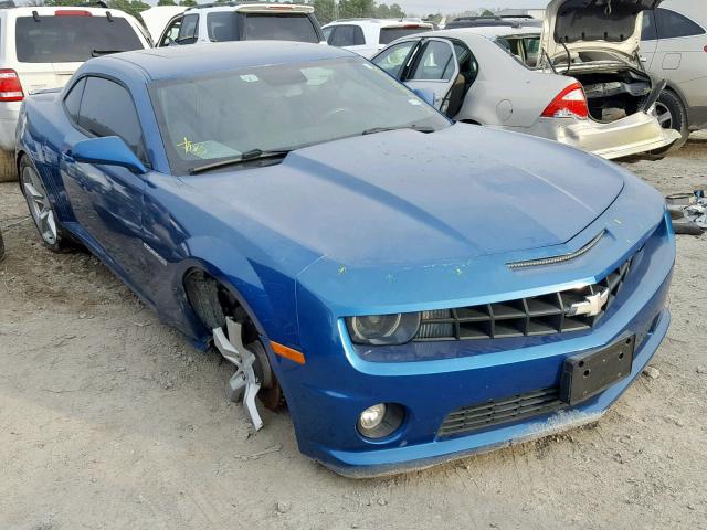 2G1FJ1EJ8A9167608 - 2010 CHEVROLET CAMARO SS BLUE photo 1