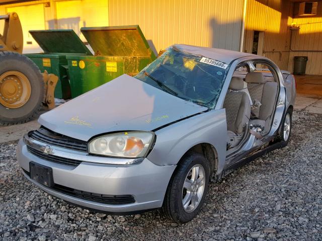 1G1ZT54885F192938 - 2005 CHEVROLET MALIBU LS ნაცრისფერი ფოტო 2