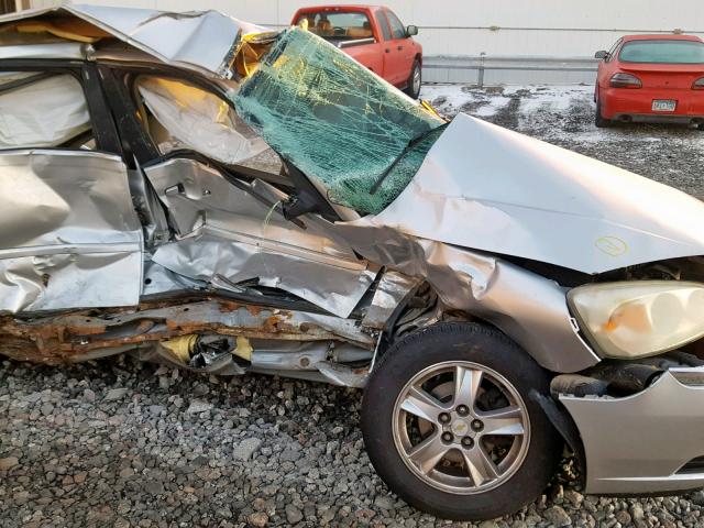 1G1ZT54885F192938 - 2005 CHEVROLET MALIBU LS ნაცრისფერი ფოტო 9