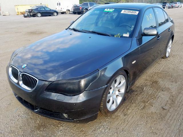 WBANB53557CP07914 - 2007 BMW 550 I GRAY photo 2