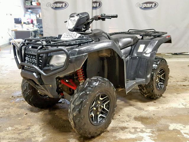 1HFTE4581G4101528 - 2016 HONDA TRX500 FM BLACK photo 2