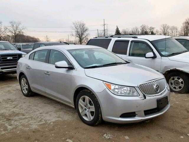 1G4GB5EGXAF267085 - 2010 BUICK LACROSSE C SILVER photo 1