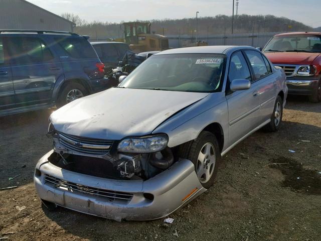 1G1NE52J22M568166 - 2002 CHEVROLET MALIBU LS SILVER photo 2