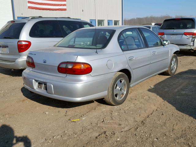 1G1NE52J22M568166 - 2002 CHEVROLET MALIBU LS SILVER photo 4