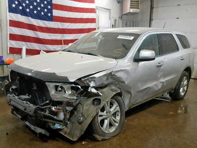 1D4RE2GG0BC616194 - 2011 DODGE DURANGO EX SILVER photo 2