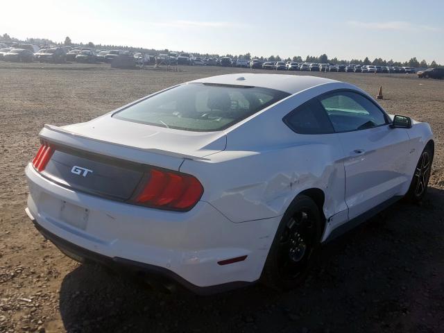 1FA6P8CFXK5150388 - 2019 FORD MUSTANG GT WHITE photo 4