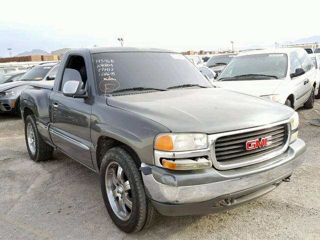 1GTEC14V32Z219879 - 2002 GMC NEW SIERRA GRAY photo 1