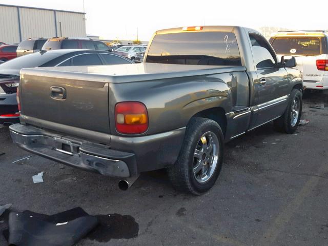 1GTEC14V32Z219879 - 2002 GMC NEW SIERRA GRAY photo 4