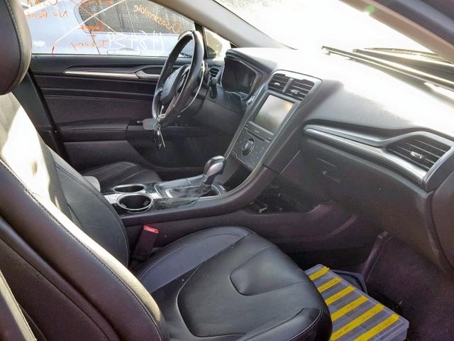 3FA6P0K94DR265629 - 2013 FORD FUSION TIT CHARCOAL photo 5