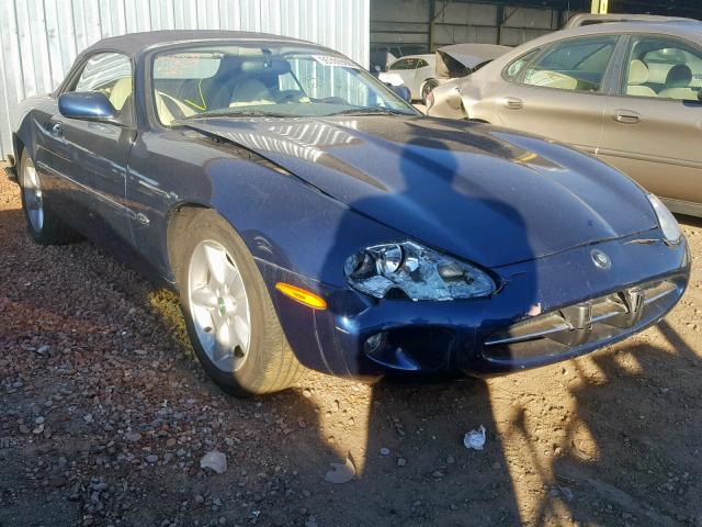 SAJGX2747VC017593 - 1997 JAGUAR XK8 BLUE photo 1